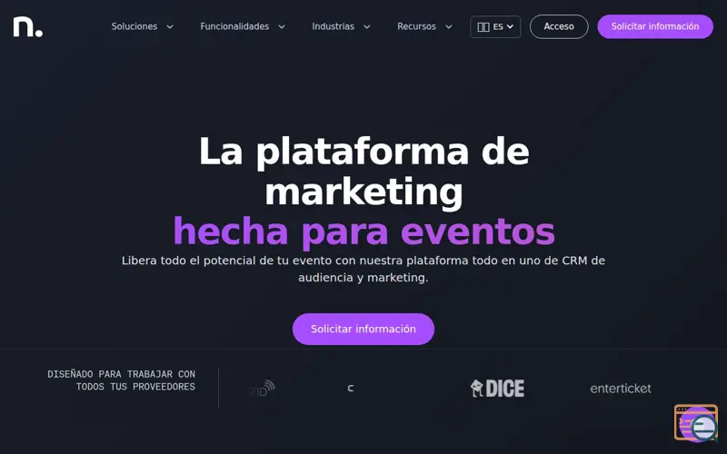 Screenshot of Nevent