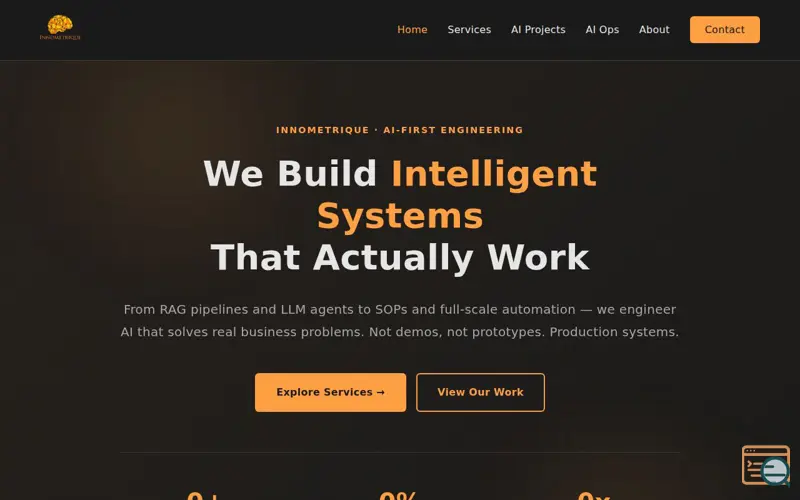 Screenshot of Innometrique