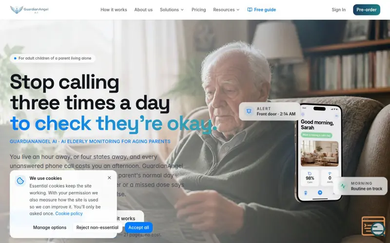 Screenshot of Guardian Angel