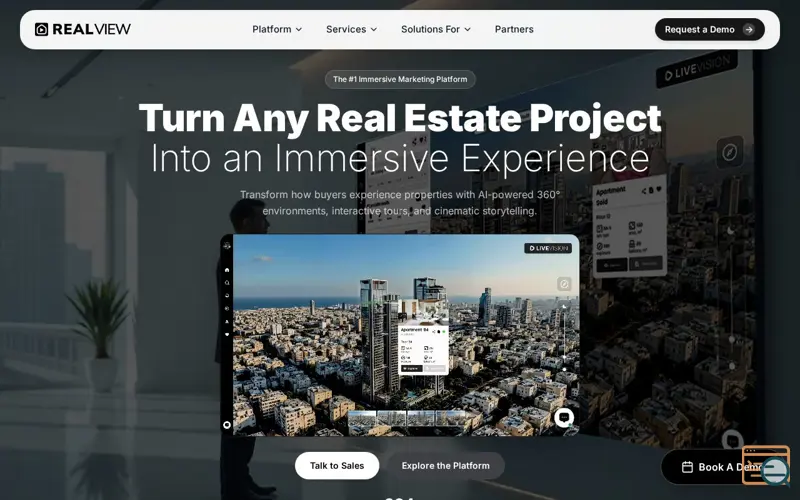 Screenshot of RealView inc