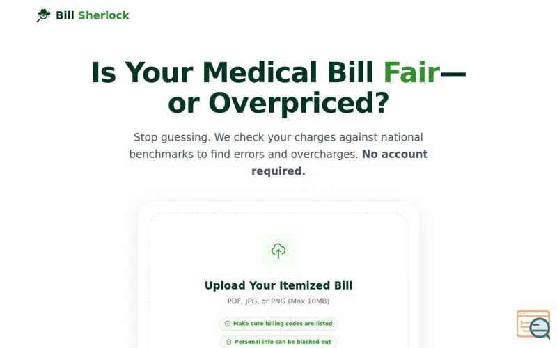 Screenshot of Bill Sherlock