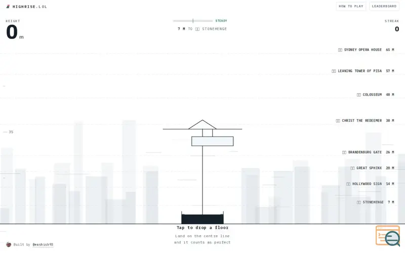 Screenshot of Highrise