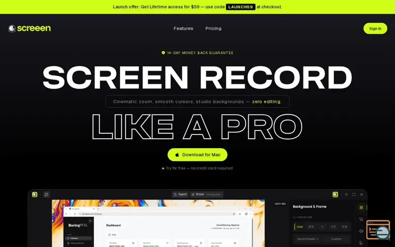 Screenshot of Screeen