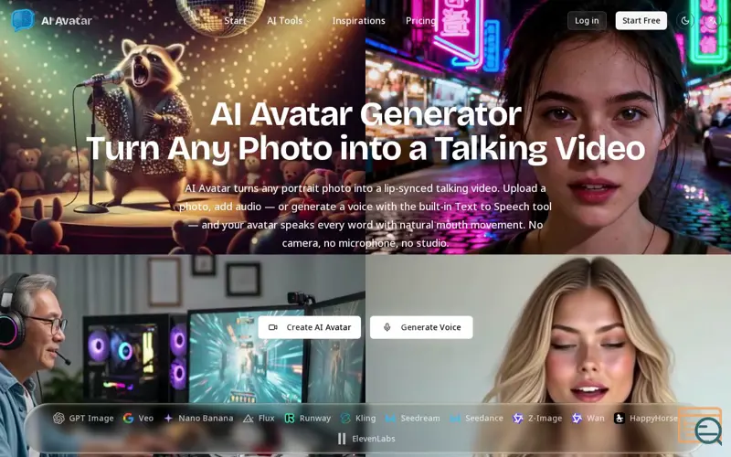 Screenshot of AI Avatar Generator
