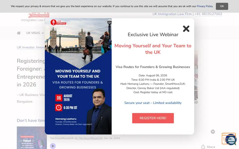 Screenshot of Smartmove2uk