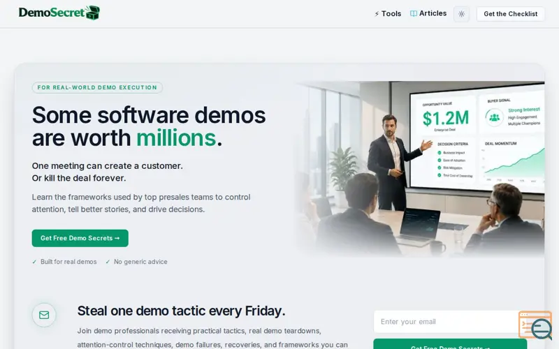 Screenshot of DemoSecret