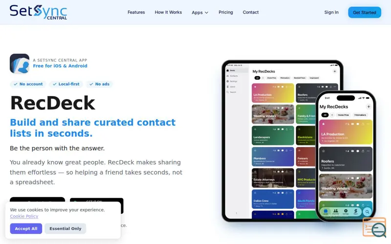 Screenshot of RecDeck