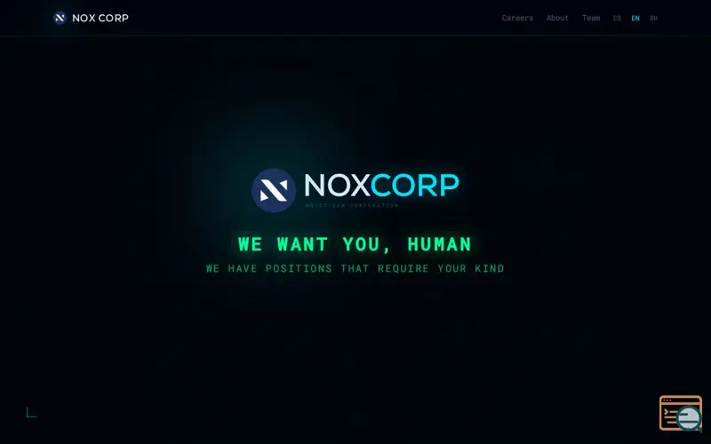 Screenshot of NOX CORP