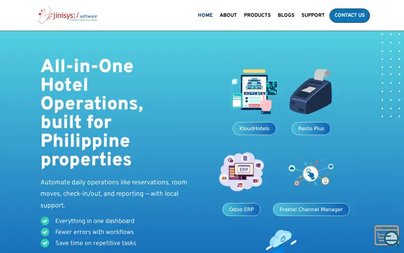 Screenshot of Jinisys Software Inc.