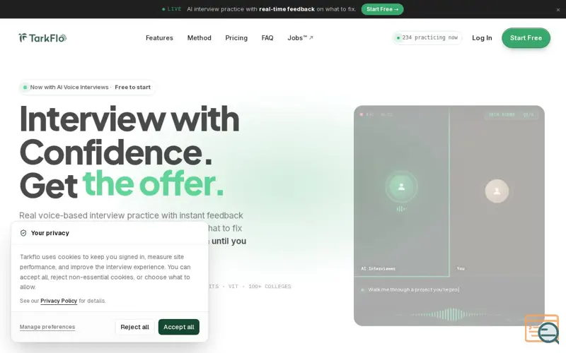 Screenshot of Tarkflo