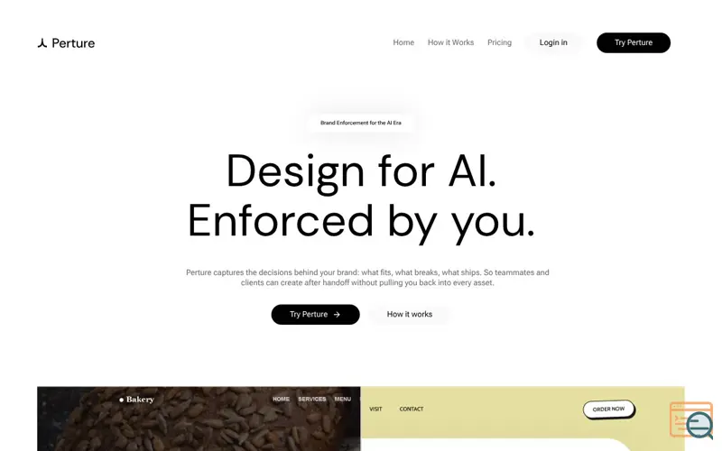 Screenshot of Perture