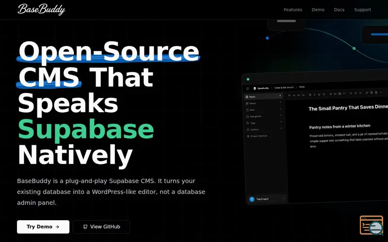 Screenshot of BaseBuddy