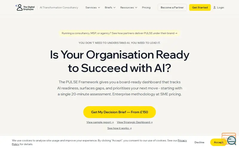 Screenshot of The Digital Employee