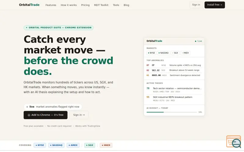 Screenshot of Orbital Trade