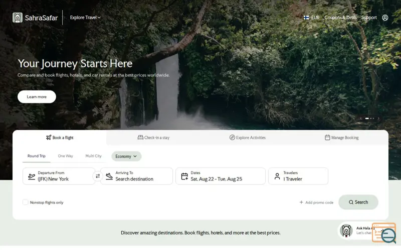 Screenshot of SahraSafar