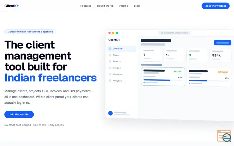 Screenshot of ClientKit