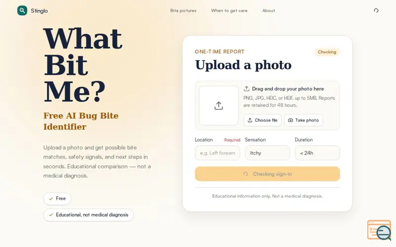 Screenshot of Stinglo