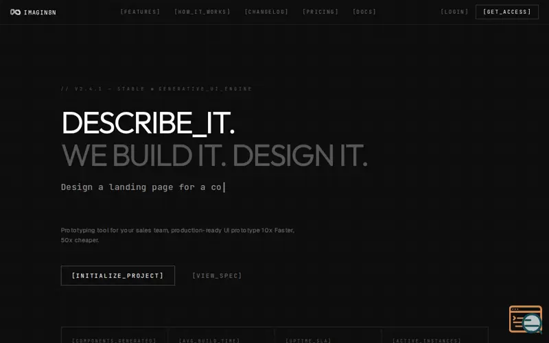 Screenshot of Imagin8n