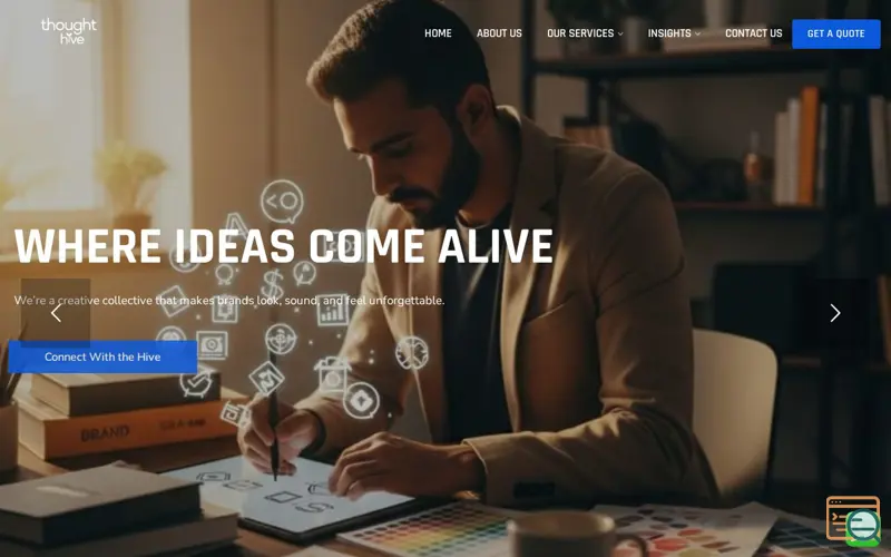 Screenshot of Thought Hive