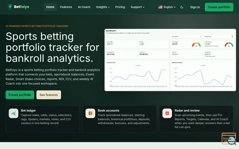 Screenshot of Betfolyo