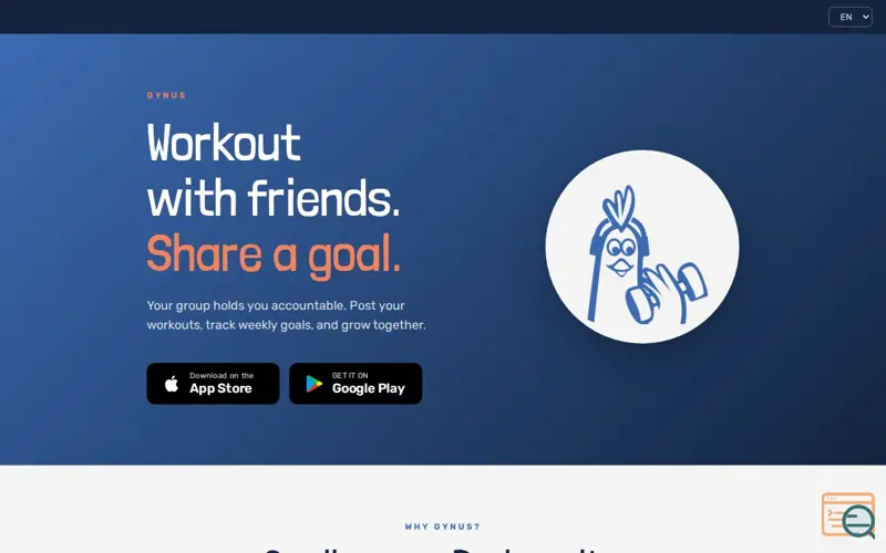 Screenshot of Gynus: Gym & Workout Groups