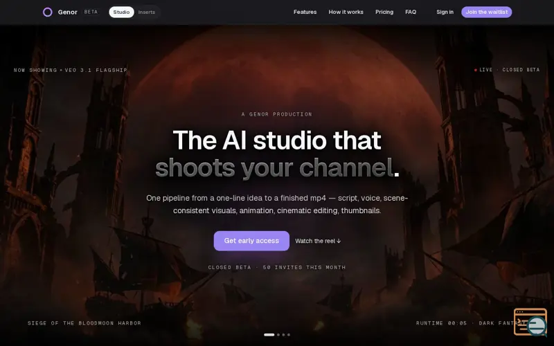 Screenshot of Genor