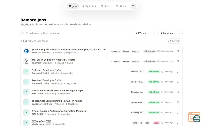 Screenshot of RemoteKat