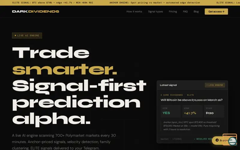 Screenshot of Dark Dividends