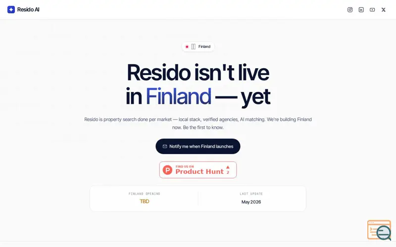 Screenshot of Resido AI