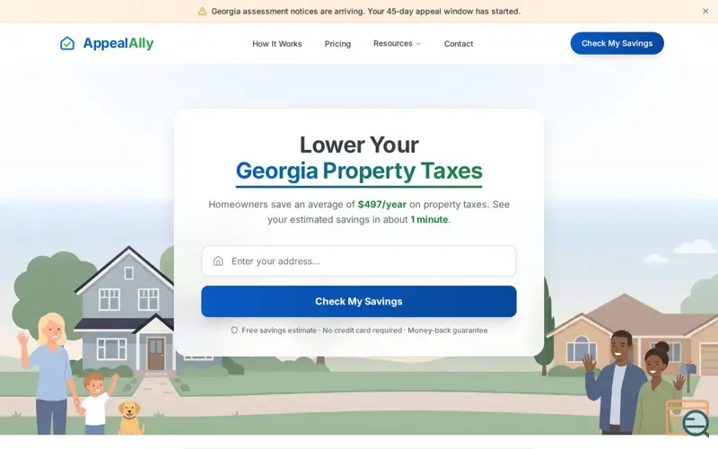 Screenshot of AppealAlly