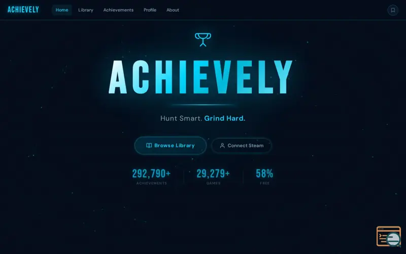Screenshot of Achievely