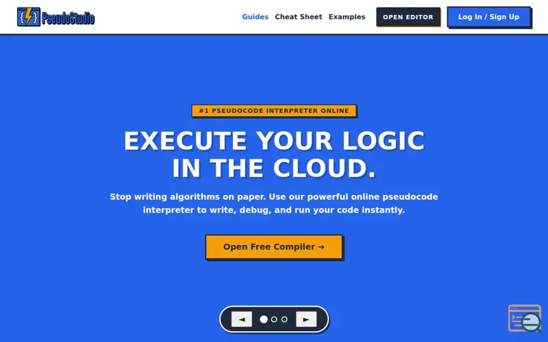 Screenshot of PseudoStudio