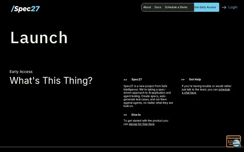 Screenshot of Spec27