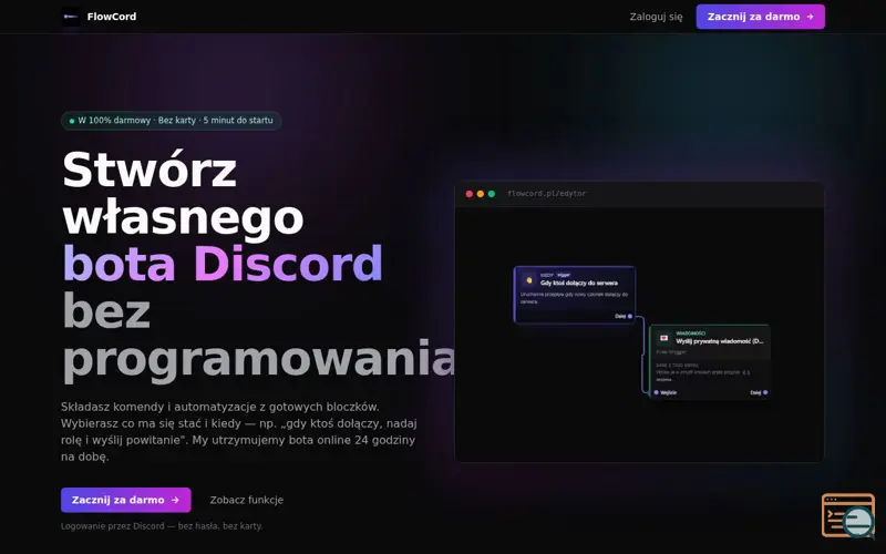 Screenshot of FlowCord
