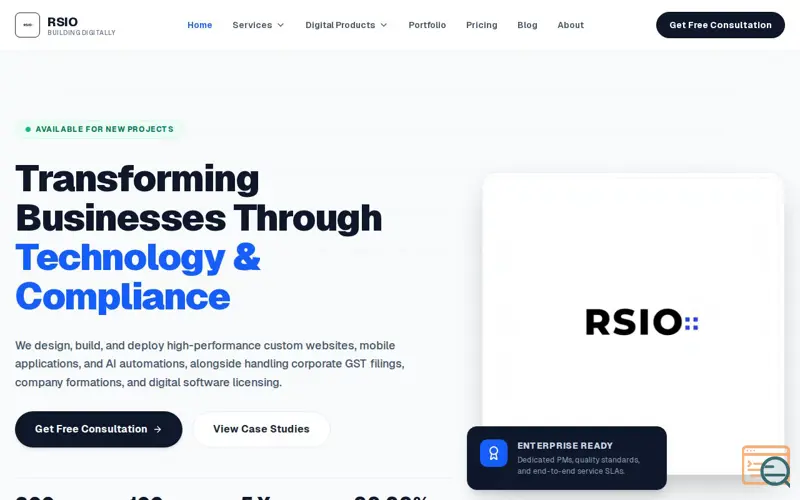 Screenshot of RSIO
