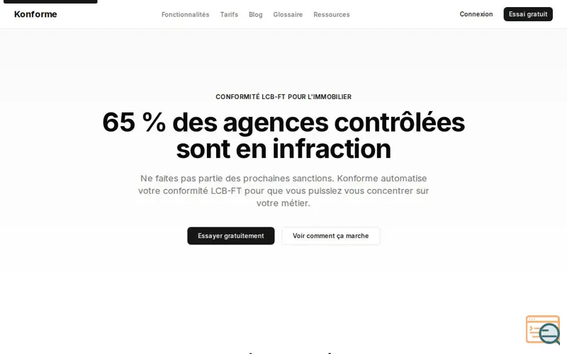 Screenshot of Konforme