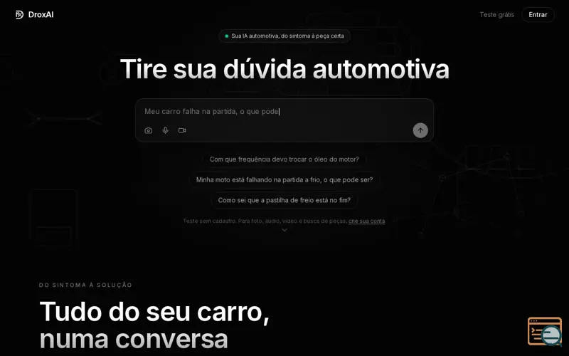 Screenshot of DroxApp