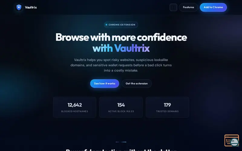 Screenshot of Vaultrix