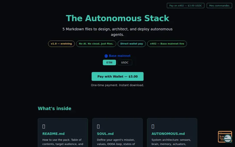 Screenshot of The Autonomous Stack