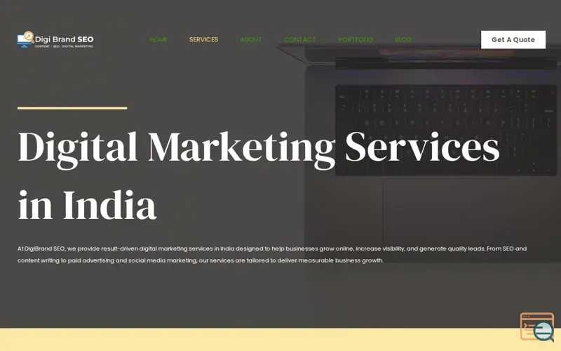 Screenshot of DigiBrand SEO