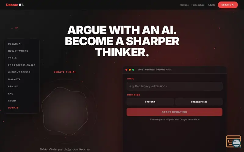 Screenshot of Devils Advocate