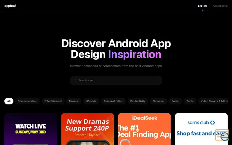 Screenshot of Appleaf