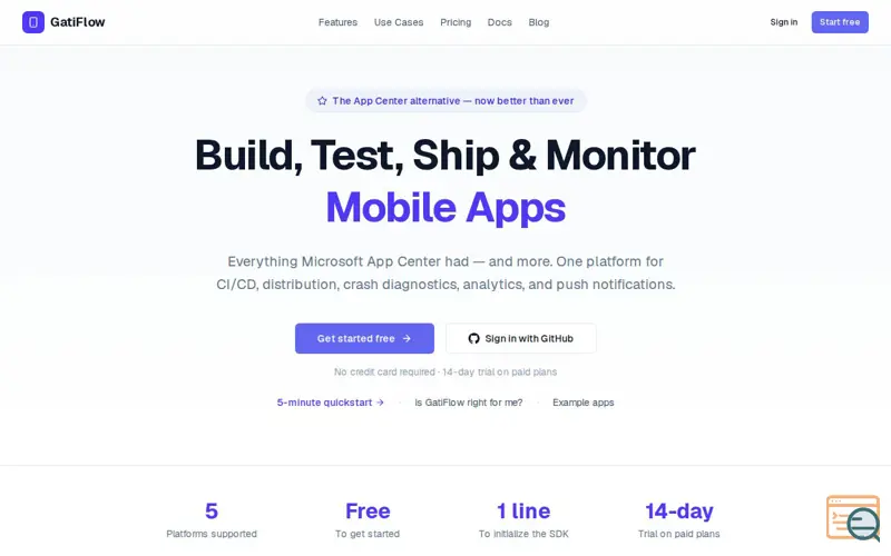 Screenshot of GatiFlow