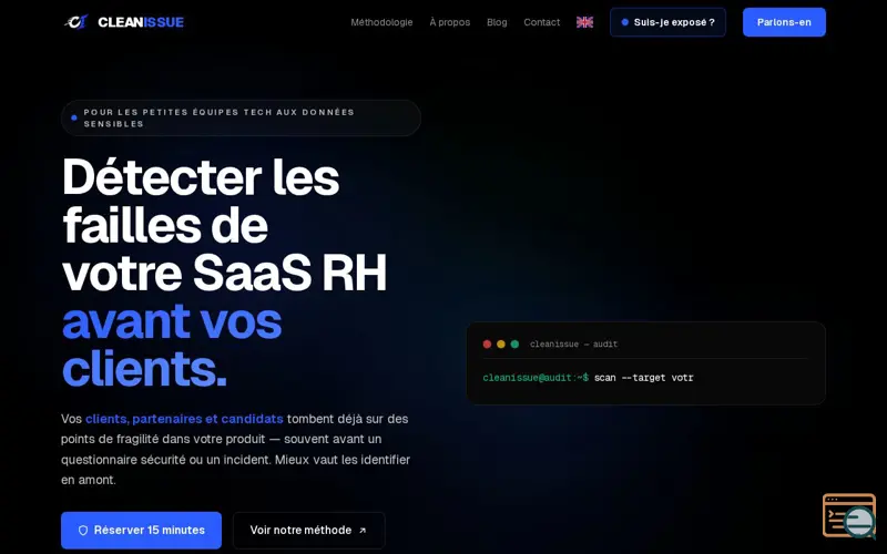 Screenshot of CleanIssue