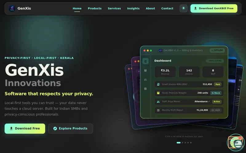 Screenshot of Gen Vault