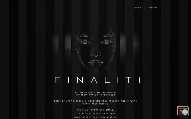 Screenshot of Finaliti