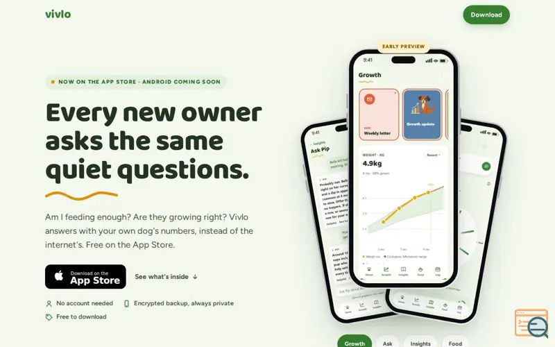 Screenshot of Vivlo