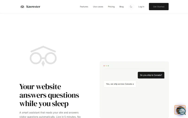 Screenshot of Knowster, a launch using Statio