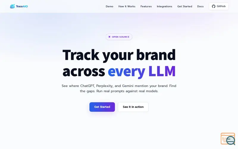 Screenshot of TraceAIO