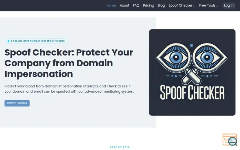 Screenshot of Spoof Checker